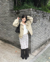 Two button pigment jacket