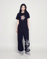 25FW WOMAN AC BEAR HEART SHORT SLEEVE BLACK