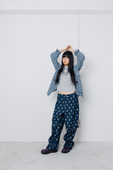 クロッシーカワイイカプリスリーブ - アッシュグレー