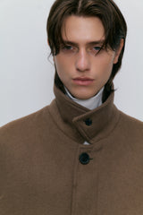 Short mac coat  (beige)