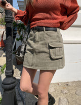 Smores Vintage Cargo Skirt