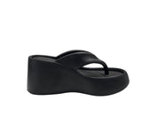 (+8cm) Rush Color Matching Platform Sole Flip Flops