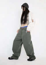Bold Hue wide jeans