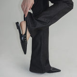[Adbon] Herringbone Bootcut Cotton Pants - 3color