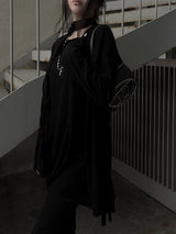 wrinkle pleated scarf (2color)