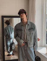 Royce Studded Wide Denim Pants