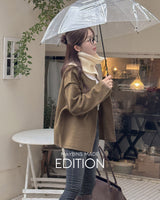 【MADE】バックルカーディガンジャケット