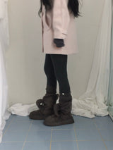 Raglan A-line coat