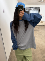 ラグランストライプT
