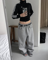 ベルトスウェットパンツ (Unisex)