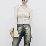 [NONCODE] Ponyan Washing Damage Pants