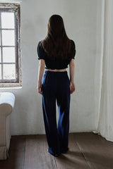 Mose punching blouse_black