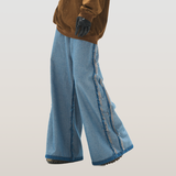 RELABEL 23AW デコンストラクトサイドシームパッチワークジーンズ