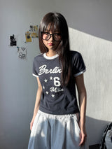 Hip Character Tattoo Lettering Bermuda Shorts 3color