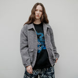 [Unisex] ジャカードジャンパー Grey