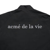 24FW  BASIC LOGO NYLON SET UP JACKET BLACK 