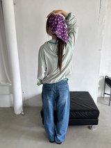 regular fit denim pants