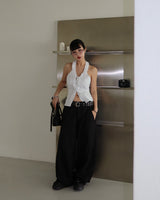 [UNISEX] Wide Balloon Oversized-Fit Slacks