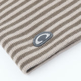 Striped Beanie - Mocha