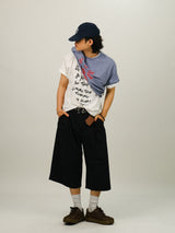 タウン ヴィンテージ レタリング ハーフスリーブ Tシャツ