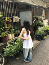 プルーレイヤードワンピース