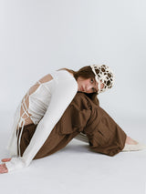 BACKLESS STRAP T-SHIRT / IVORY