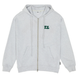 【limited price】 TT GREEN 2-WAY ZIP HOODIE (Z11112FW) - GREY 