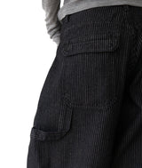 (Unisex) ナディンバルーンストライプデニムワークパンツ