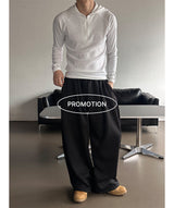 [PROMOTION] フロントツータックワイドスウェットパンツ(5color)