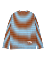 スターロゴストライプ'L/S（ブルー/ブラウン）