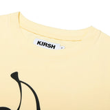 SIGNATURE BIG CHERRY CROP T-SHIRT - LEMON