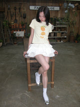 オレンジTシャツ,Yellow