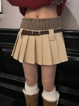 [Belt SET] シーロンコーデュロイベルトミニスカート