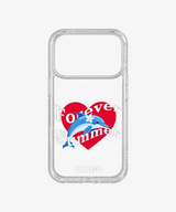 Forever Summer Clear Gel Hard Case (WHITE)