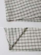 #Seersucker Check Overfit Shirt (2color)