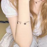 butterfly cubic bracelet silver