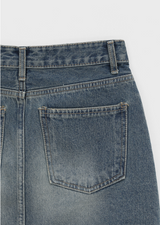 [B-DENIM] VINTAGE MINI SKIRT 038