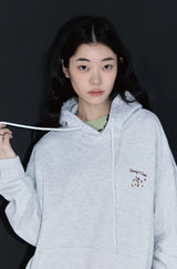 26FW★チェリー ケーキ エンブロイダード フーディー