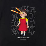 "Young-Hee" ショートスリーブTシャツ (Black)