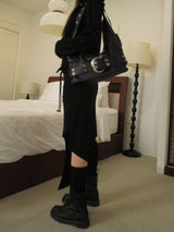 black chic belt bag