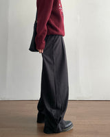 Foen Wool Stripe Slacks