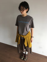 YWD ロゴTシャツ_チャコール