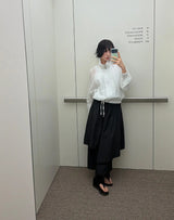 SPLIT LAYERED PANTS
