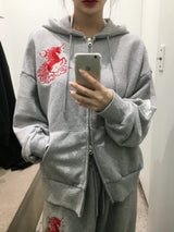 [SET]ルルユニコーンオーバースウェットフーディージップアップ(3c)