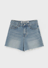 [B-DENIM] CUTTING HALF SHORTS 043