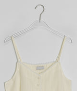 Zerni V-neck Lace Bustier Layered Sleeveless
