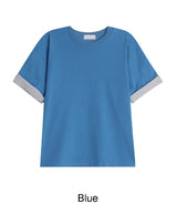 Ed High-Density Roll-Up Color Matching Short Sleeve Tee
