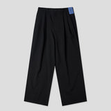LMN Urban Pintuck Half-Banding Wide Slacks (3 colors)
