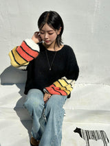 フレアドブーツカットデニムパンツ code 23005