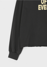 [MADE] Ritz Boat Neck Printed Long Sleeve Tee